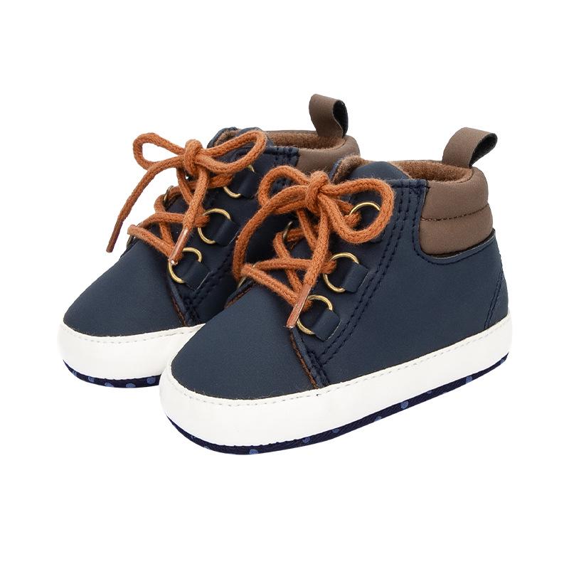 Non-Slip Canvas Baby Walking Shoes: Soft Sole, Breathable, and Protective for 0-1 Year Olds