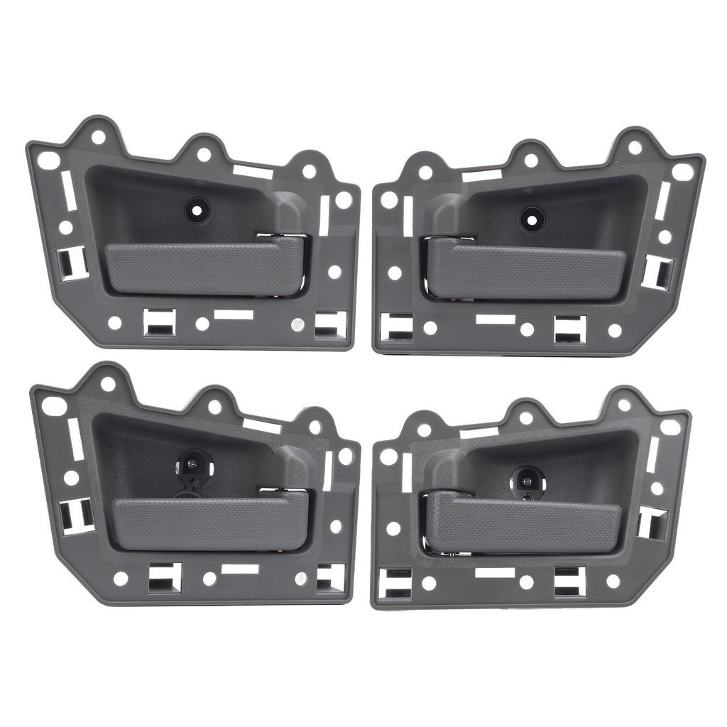 4Pcs Car Interior Door Handles Front Rear Left Right Grey Comfortable Grip 1JV461J3AA Inner Door Handles for Cars 5HR411J3AK