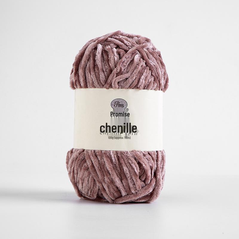 Chenille Golden Velvet Yarn for DIY Scarf, Teddy Bear, Snowdrop Crochet, Slippers