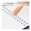 KOKUYO Note Soft Ring 2 Books 40 Sheets Semi-B5 Dot Ruled Su-SV301BT-YRX2