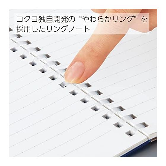 KOKUYO Note Soft Ring 2 Books 40 Sheets Semi-B5 Dot Ruled Su-SV301BT-YRX2