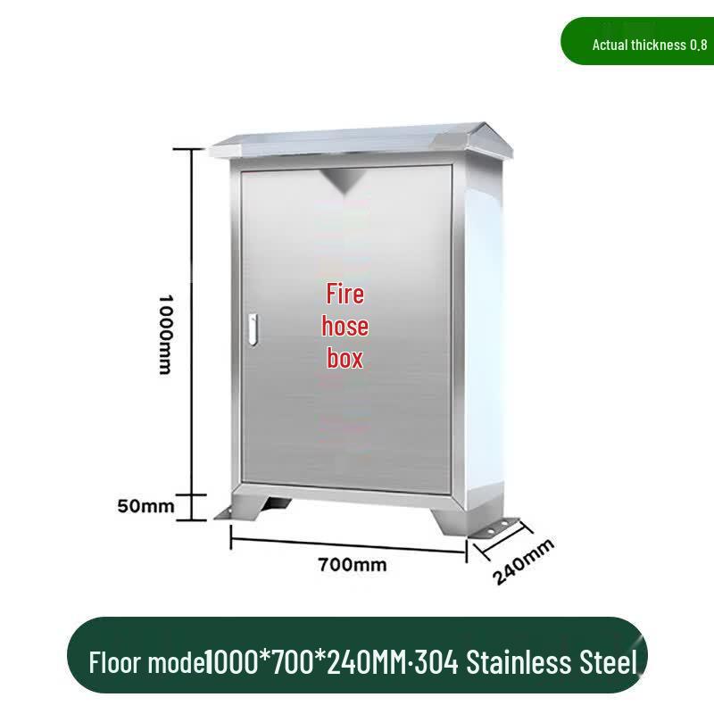 Aokewen Outdoor Stainless Steel Fire Hose Cabinet