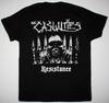 Vtg The Casualties RESISTANCE Cotton Black T Shirt Unisex All Size TT52 Unisex T-Shirt