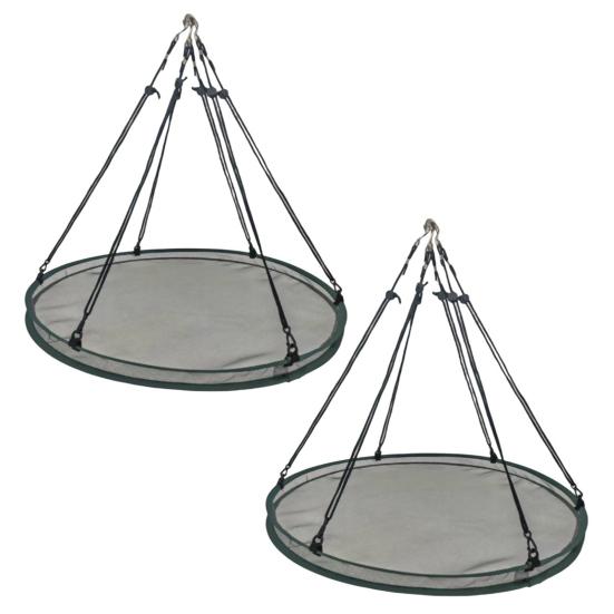 Birdseed Catcher for Outdoor Feeders Mesh Birdseed Tray Hanging Hoop Birdseed Catcher Tray for Hummingbird Feeders