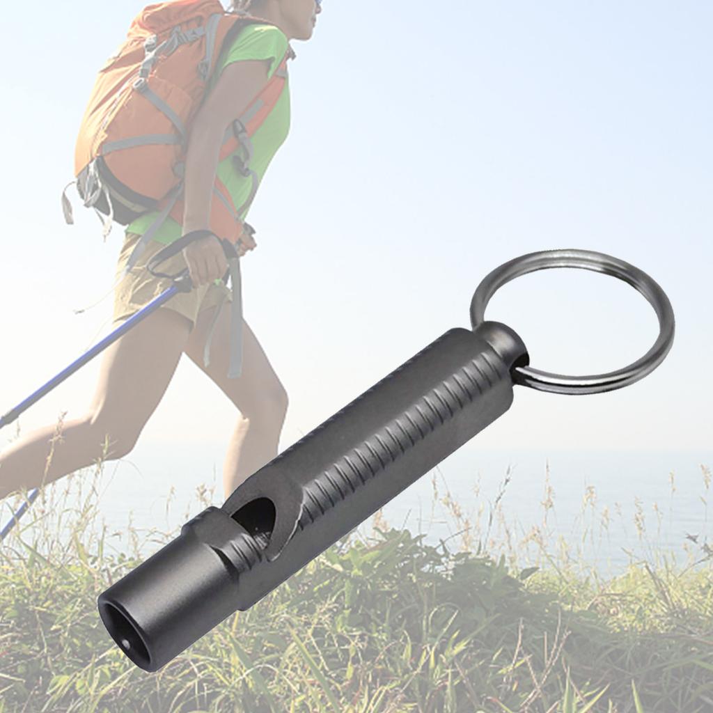 Titanium Survival Whistles Louds Outdoor Emergency Whistles With Keyring Waterproof Whistles Outdoor Tool for Women Men