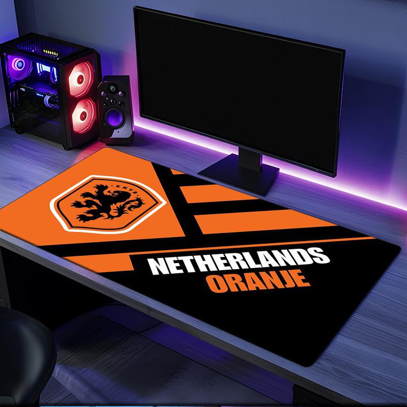 Dundee United Wappen Design Mauspade, Gummibasis, Esports Schreibtischmatte, Mauspade für Gamer und Bürogebrauch, Gaming Schreibtisch , leicht zu reinigende Matte