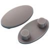 Toilet Seat Support Pads Buffer Shock-Absorbing Rubber Gaskets Plastic Silicone Plugs Round Mushroom Head Accessories for Toilet