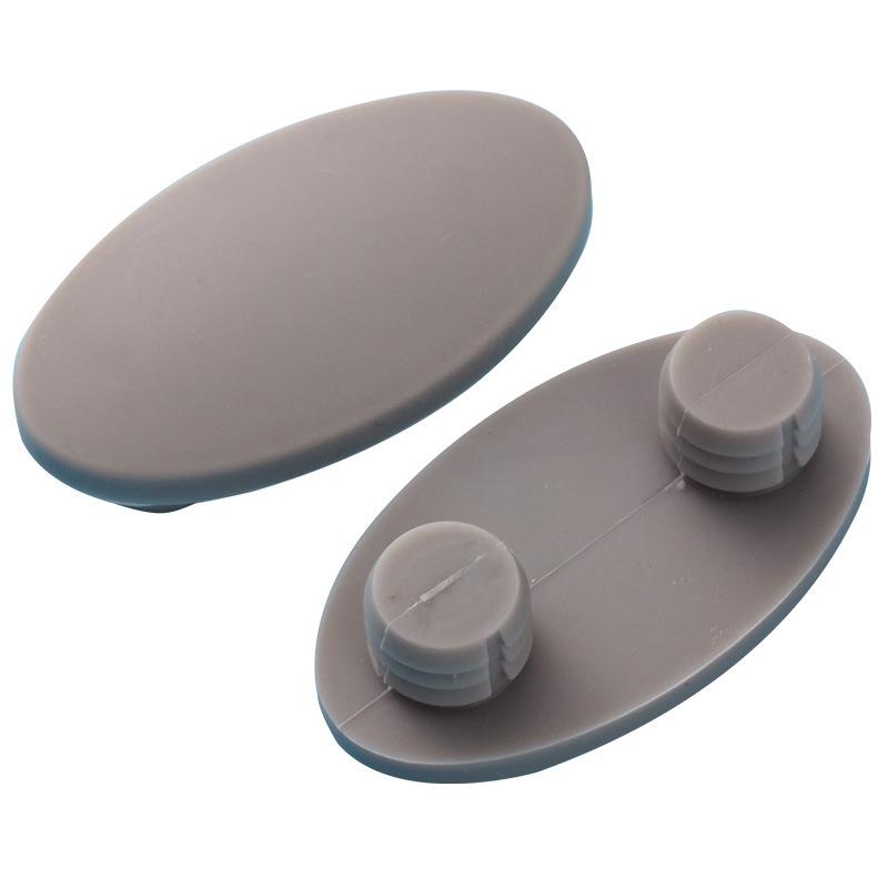 Toilet Seat Support Pads Buffer Shock-Absorbing Rubber Gaskets Plastic Silicone Plugs Round Mushroom Head Accessories for Toilet