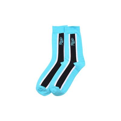 PLAYIAN Color Block Point Crew Socken - BLAU