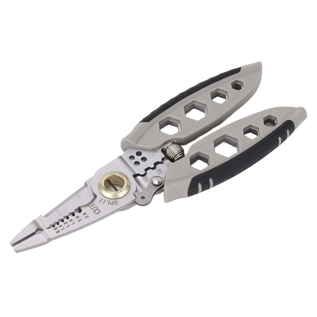 16 in 1 Electrician Pliers 7 Inch Cable Stripper Tool for Wire Crimping Stripping Winding Cutting