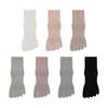 Female Autumn Leisure Bacteriostatic Deodorizing Sports Boneless Middle Barrel Five Finger Socks
