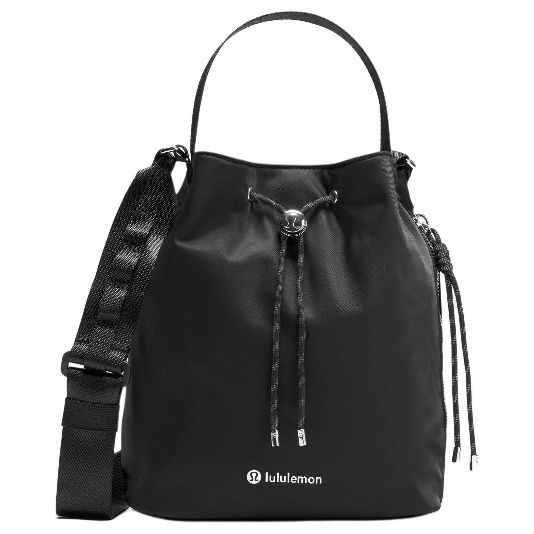 

Lululemon Drawstring 5L Adjustable Shoulder Strap Bucket Bag Women Bags Black LW9FULS-0001 Black