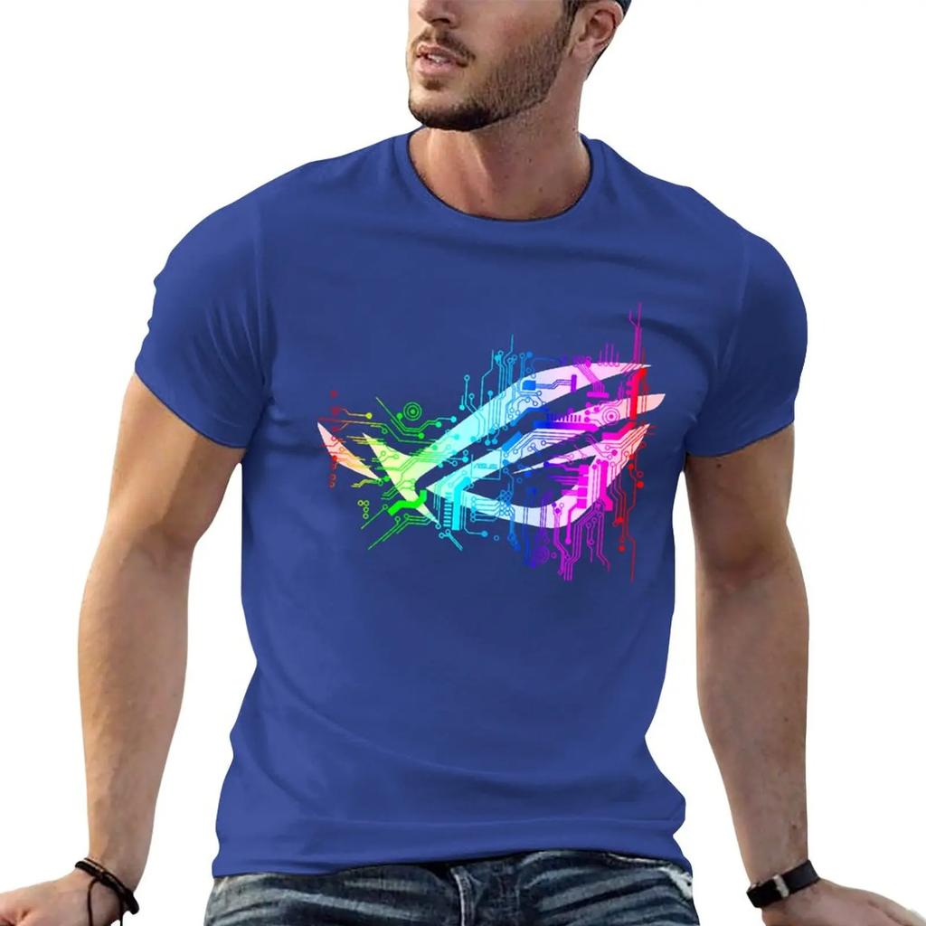 Asus Rog Premium T-Shirt plus size tops animal print shirt for boys vintage t shirt plain t-shirt vintage t shirts