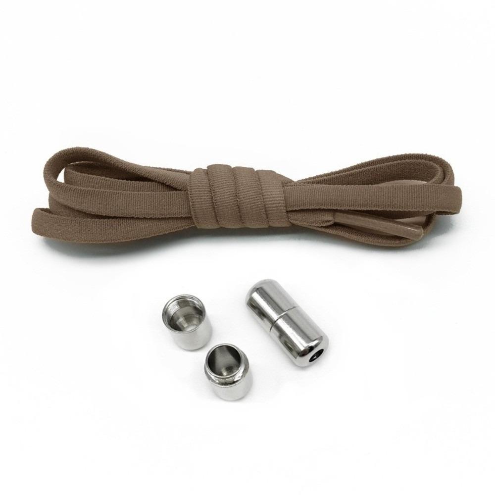 Easy Wear Semicircle No Tie Shoelaces Metal Lock Adjustable Lazy Laces Elastic One Size Fits All Shoe Rope Shoes Accessories