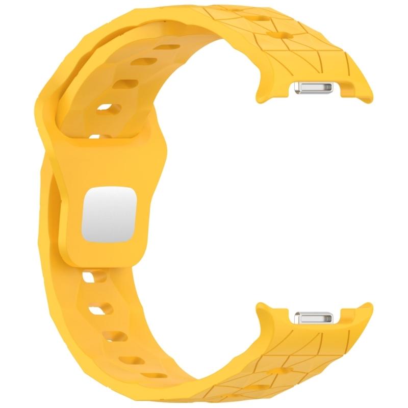 Adjustable Soccer Texture Watch Band For 8 Lightweight Breathable Silicone Gym Office Daily Use