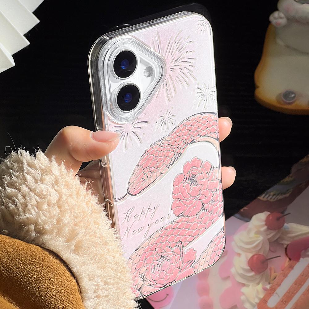 Handyhülle für iPhone 11 13 16 Pro Max iPhone 14 15 Pro Max 12 13 Pro Max 16 Plus 13 Pro 14 Pro Gletschermuster Hochwertige Farbe