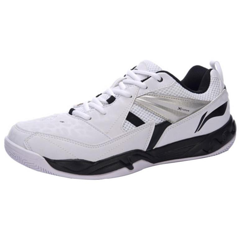 Li Ning Koba Comfortable Low Top Badminton Shoes Men's White AYTM079-1