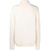 Adidas Solid Color High Neck Pullover Sweater Women sweater Off-White II8046