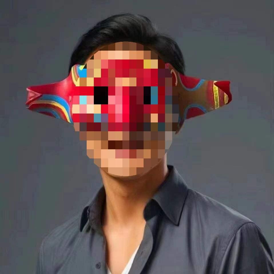 

Хелловінська напівмаска поліцейського для косплею від Azu Azu mask [1 piece]