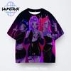 Children's Casual Fashion Kpop Demon Hunters 3D Cartton Short Sleeve T-Shirt