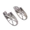 1Pair Motorcycle Bike Off-road 304 Stainless Steel Foot Peg Forefoot Pedals 8MM