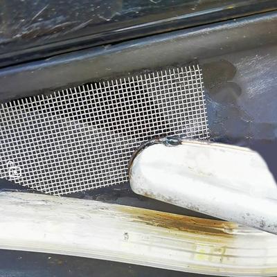 2 Stück Wolframdraht Reparatur Netzgitter für Stoßstange Kunststoffschweißen Riss Loch Fixierung Aufgewertetes Automobil Restaurationswerkzeug Set