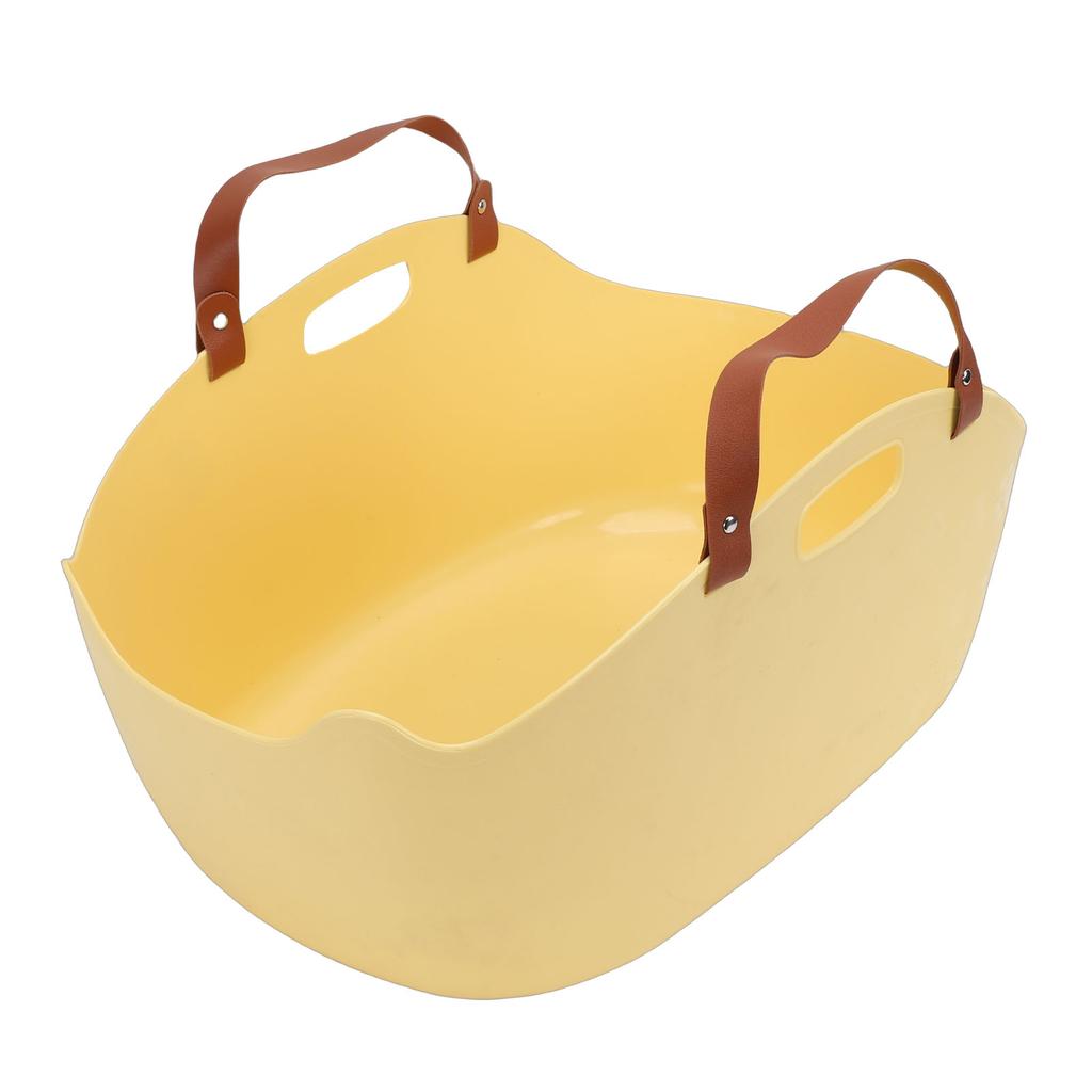 Portable Cat Litter Box Super Large Capacity   Proof Handheld Cat Litter Box Basket for Travel