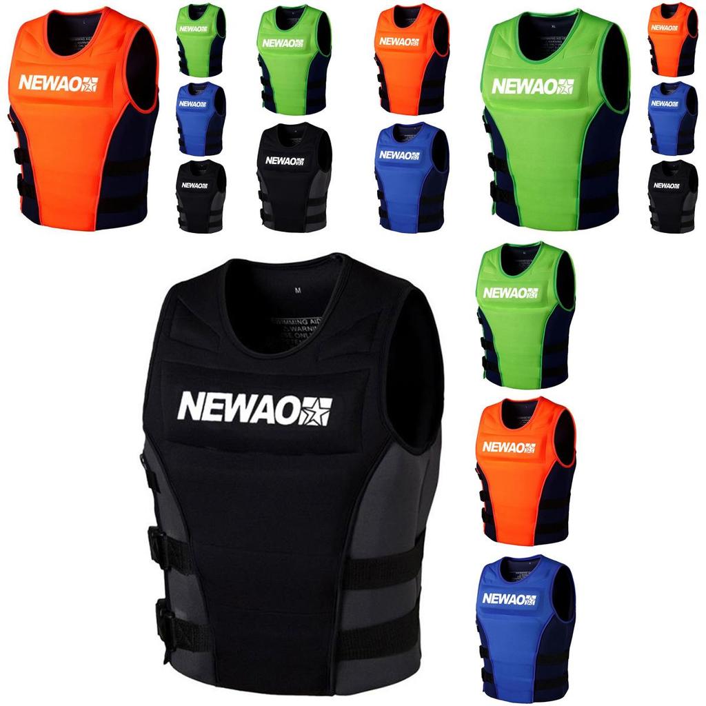 Durable Buoyancy Foam Filled Adult Life Jacket With Adjustable Belt And Smooth Zipper