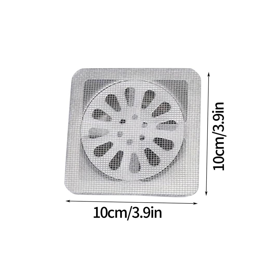 Disposable Hair Drain Catcher Mesh Anti-Blocking Filter Floor Drains Sticker Shower Cover Kitchen Bathroom Sink Strainer Stopper