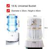 2Pcs/Set Dustproof Bucket Sleeve Lace Embroidered Printed Barrel Dust Cover Water Dispenser Cover