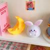 Cute Cartoon Rabbit Moon Night Light Student Bedroom Bedside Decoration Table Lamp Atmosphere Light