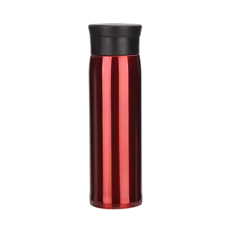 450/550ml 304 Stainless Steel Insulated Water Bottle, Vacuum Flask for Tea & Coffee 450ml бордовый