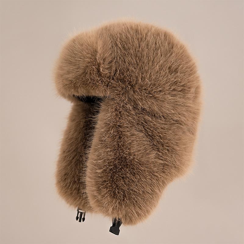 Thunderbolt Hat Men and Women Winter Padded Thickened Ear Protection Cap Cycling Outdoor Ski Ins Warm Cold Cotton Cap