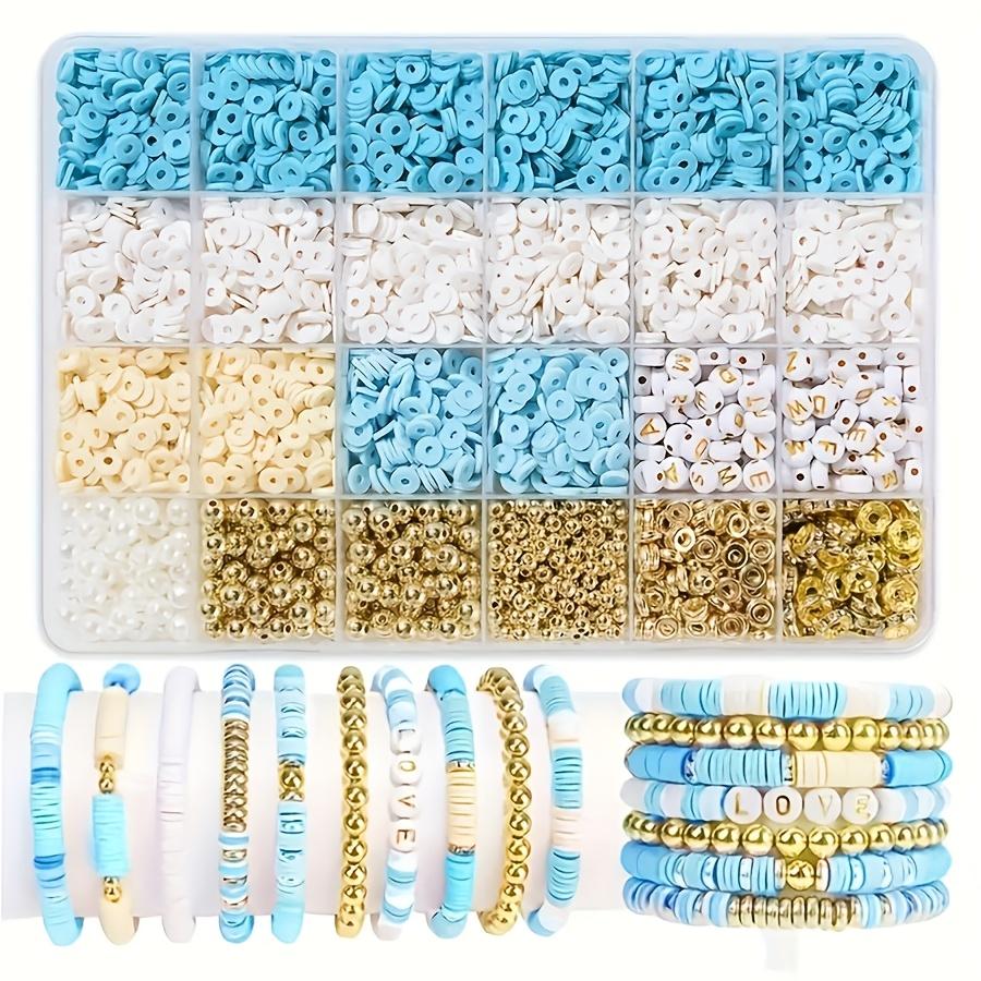 

Набор для изготовления браслетов своими руками с 2850 бусинами в богемном стиле землистых оттенков, включая 24 полые бусины различных форм.