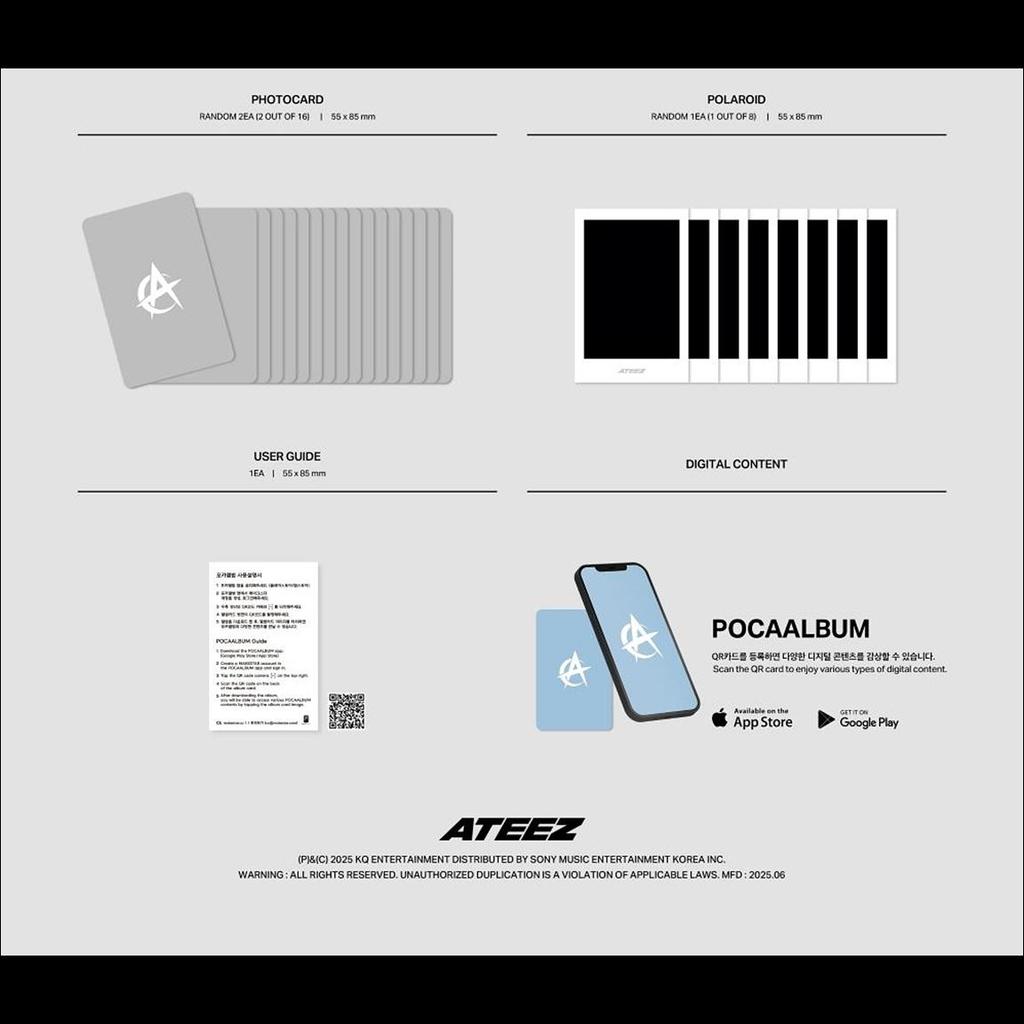 ATEEZ [GOLDEN HOUR : Part.3] POCA ALBUM Ver.
