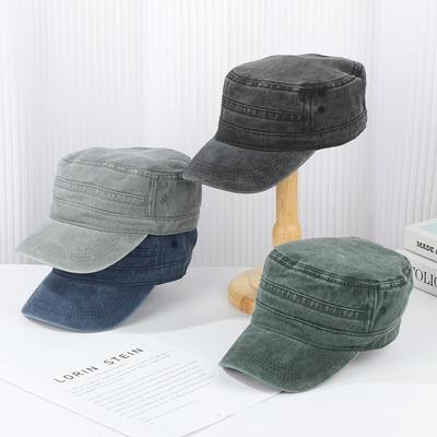 Draußen Big Head Man Army Flatcap Große Größe Reine Baumwolle Baseballkappe Sommer Polyester Übergröße Militärmütze