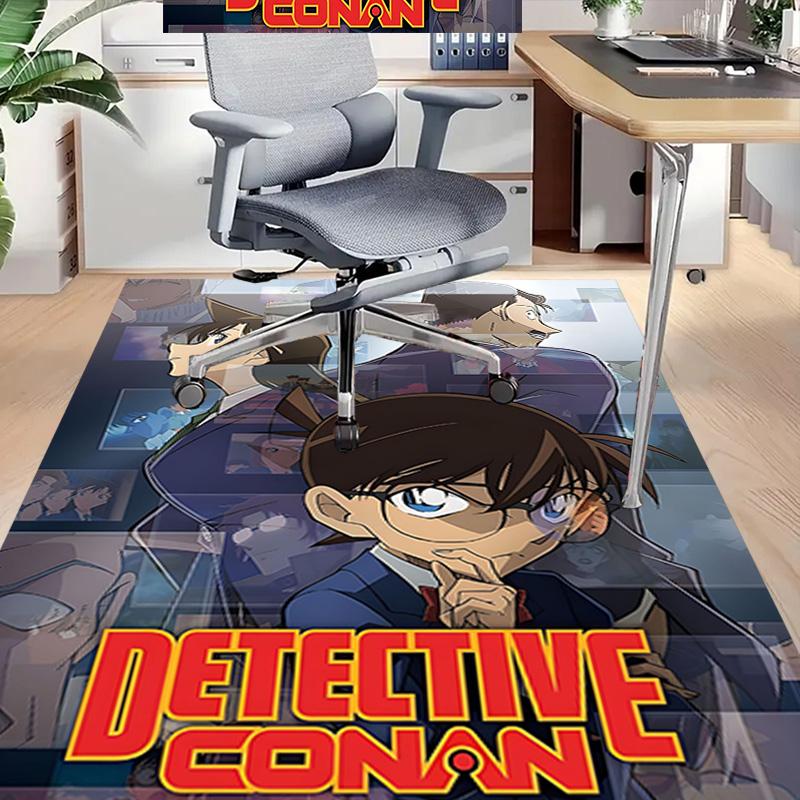 1pc Detective Conan Mystery Carpet for Playroom Bedroom Living Room Sofa Home Decor,kids Game Area Rug Non-slip Floor Mat Y72327