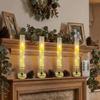 Luminous Flameless Candle Lamp Flickering LED Taper Candles Atmosphere Light  Wedding Party Decor