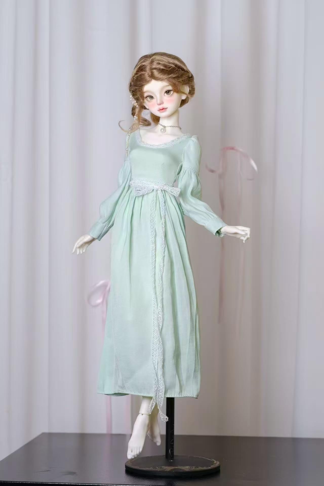 HAMRETHYPPZ 14 16 13 BJD Кукла на шаровых шарнирах Платье, Костюм для куклы, Наряд горничной для куклы, Переодевание куклы на шаровых шарнирах, Длинная юбка, Милая длинная юбка, Изящный