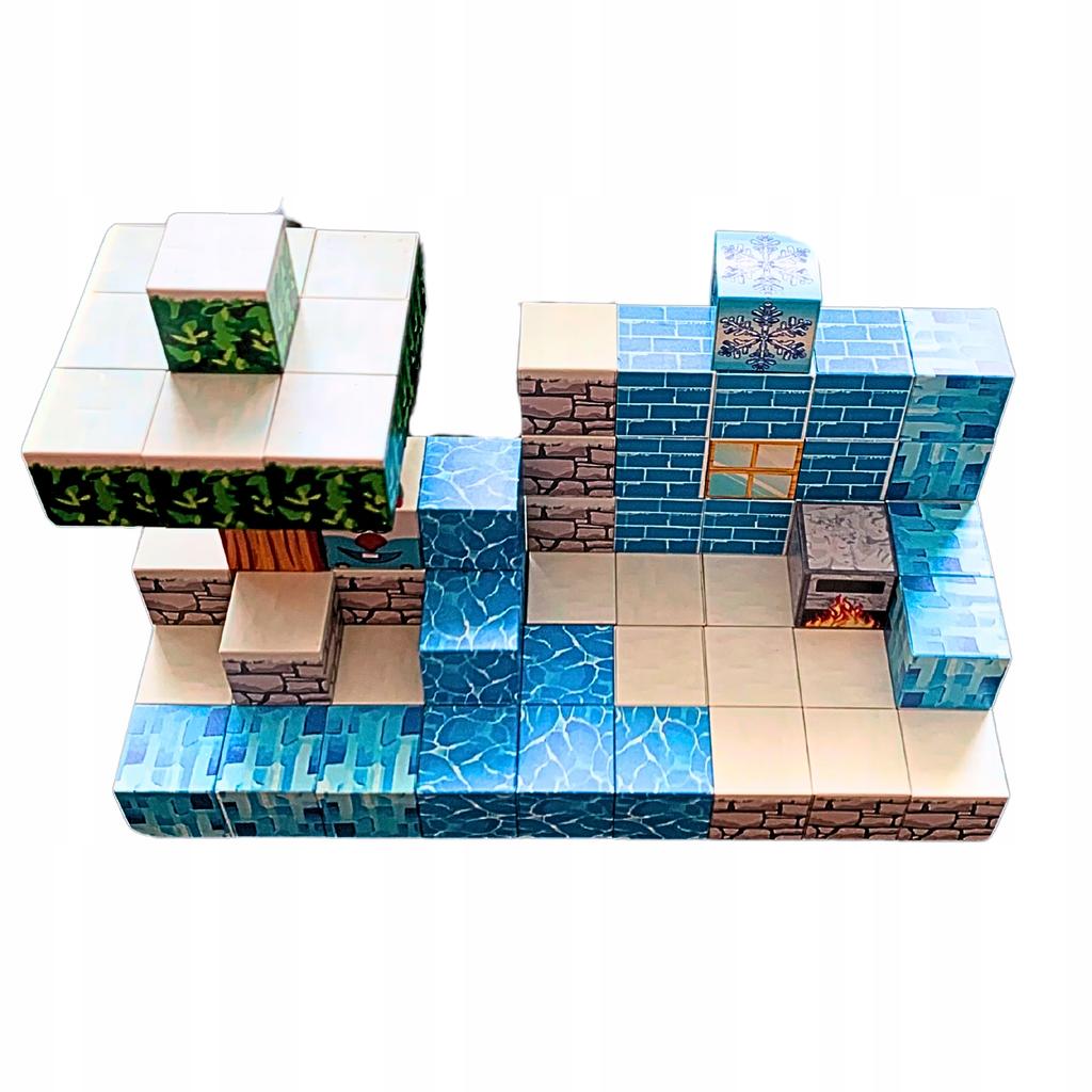 Magnetic Blocks Set Of Educational Magnetic Blocks 75 Pcs + People