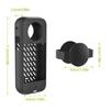 1 Set Camera Sleeve Impact Resistant Silicone Protector Sleeve with Lens Lid Caps for 360 X3 Sports Camera Black