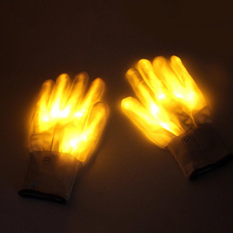 Halloween LED Flashing Gloves for Night Parties