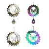 Yousheng Stainless Steel Reflective Wind Spinners, Outdoor Garden Decor, Sparkly Wind Spinner, Bird Deterrent to Scare Birds Away from Yard