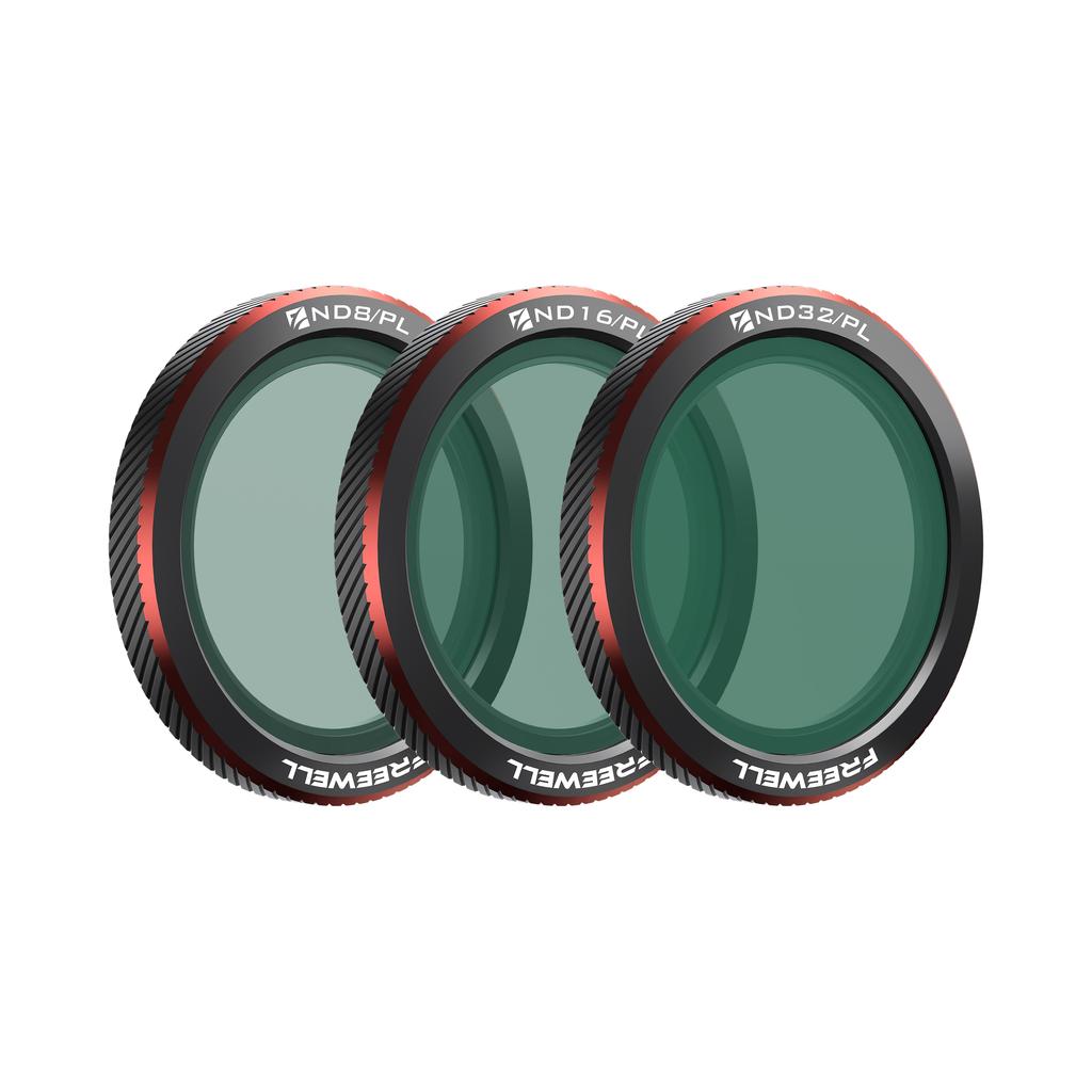 Freewell Zestaw 3 Filtrów Magnetycznych Kompatybilność Drony DJI Neo 2 ND, UV, CPL, ND/PL, Glow Mist 1/4 Akcesoria Fotograficzne