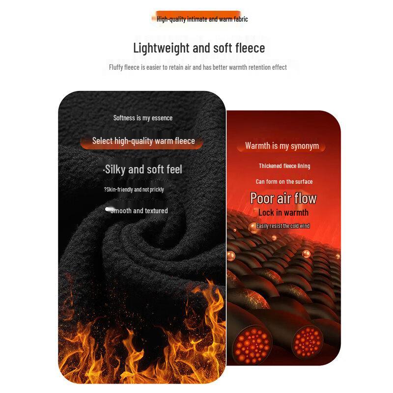 Men's Heavyweight Stand-Collar Fleece Jacket