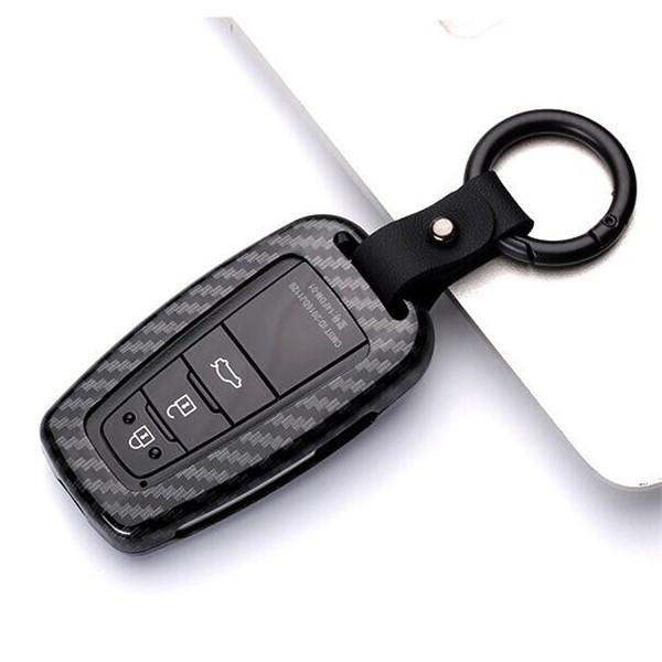 Fit For  Toyota Corolla Hatchback Black Aluminum Case Cover Car Key Holder