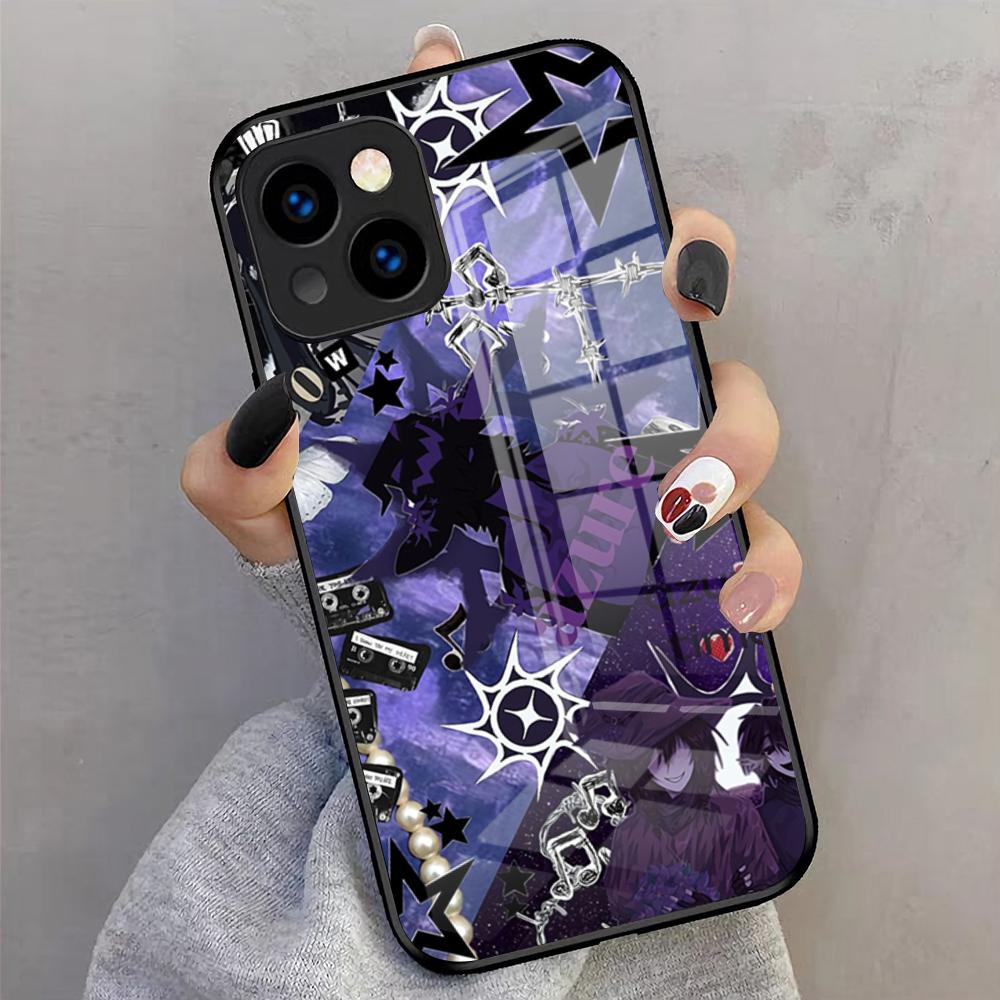 A-Azuretime Two Time A-Azure Phone Case For IPhone 17 Pro Max 16 15 14 Pro Max 13 11 X Xs Xr 8 7Plus Glass Cover