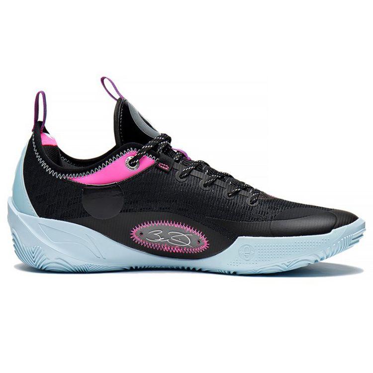 Li-Ning Wade 808 2 Team No Sleep Scarpe da Ginnastica da Uomo Nere ABPS037-4