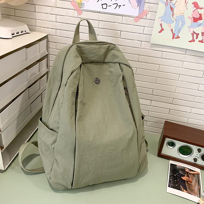 Summer new foreign style texture simple large capacity backpack fashion 2025 leisure personality women trend backpack