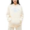 Lifestyle Series Lettered Hooded Pullover Sweatshirt Women Sweatshirt Corn-White 162318758-1